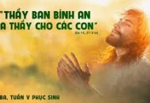 Thứ Ba, tuần 5 Phục Sinh