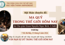 Hội Thảo Chuyên Đề – Ma Quỷ Trong Thế Giới Hôm Nay – 7g30 – 25/04/2026