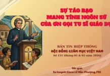 SỰ TÁO BẠO MANG TÍNH NGÔN SỨ CỦA ƠN GỌI TU SĨ GIÁO DỤC