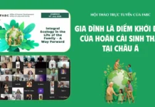 HỘI THẢO TRỰC TUYẾN CỦA FABC: GIA ĐÌNH LÀ ĐIỂM KHỞI ĐẦU CỦA HOÁN CẢI SINH THÁI TẠI CHÂU Á