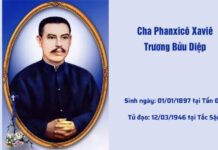 Lễ Tuyên phong Chân phước cho Cha Phanxicô Xaviê Trương Bửu Diệp