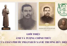 GIÁO PHẬN CẦN THƠ GIỚI THIỆU ẢNH VÀ TƯỢNG CHÍNH THỨC CỦA CHÂN PHƯỚC PHANXICÔ XAVIÊ TRƯƠNG BỬU DIỆP
