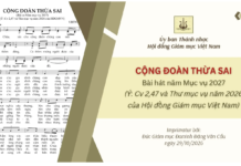 Ủy ban Thánh nhạc: Bài hát chủ đề Năm mục vụ 2027 – Cộng đoàn thừa sai