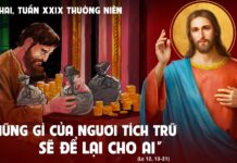 Thứ Hai tuần 29 Thường Niên